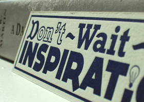 Letterpress Bookmark